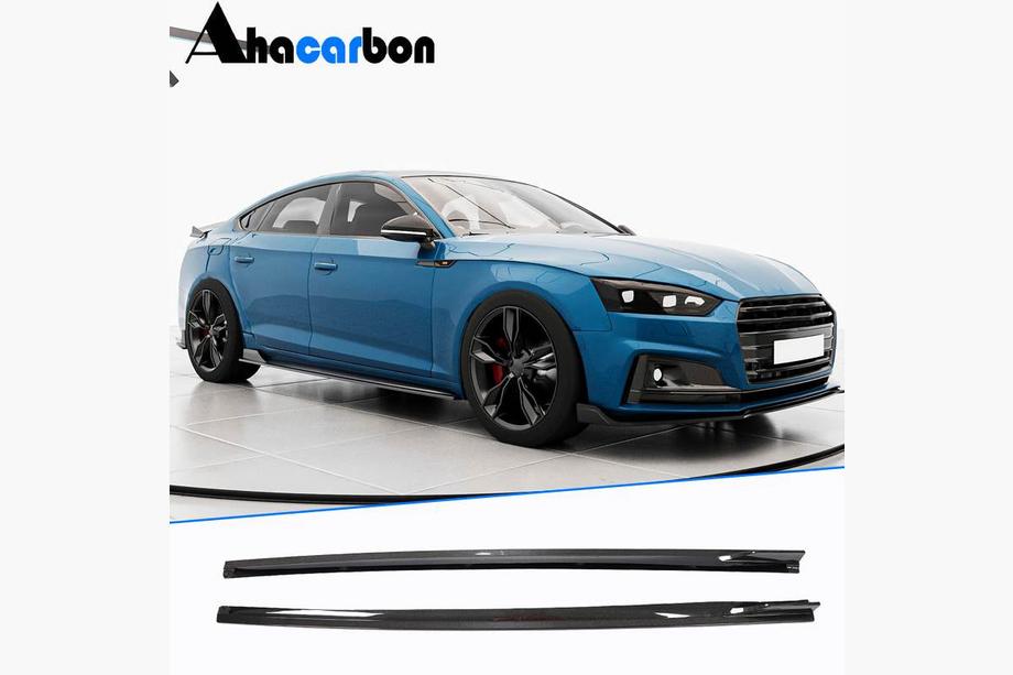 Audi A5 2016–2025 Sideskirts 2016-2020 V1 (voor Sportback, carbon) Image