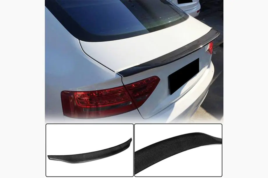 Audi A5 2007–2015 V2 spoiler (voor Sportback, carbon) Image