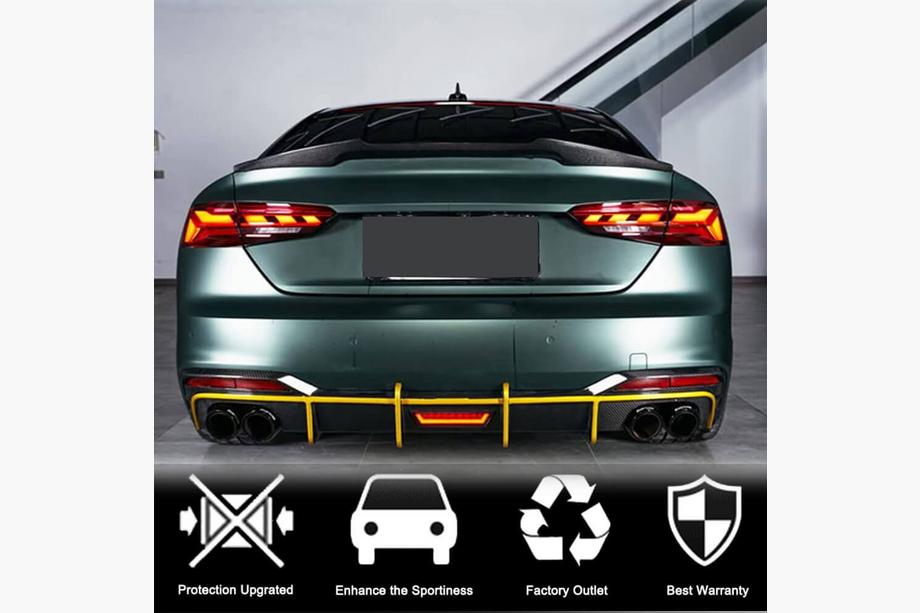 Audi A5 2016–2025 Spoiler (voor Sportback, kunststof) Foto 2