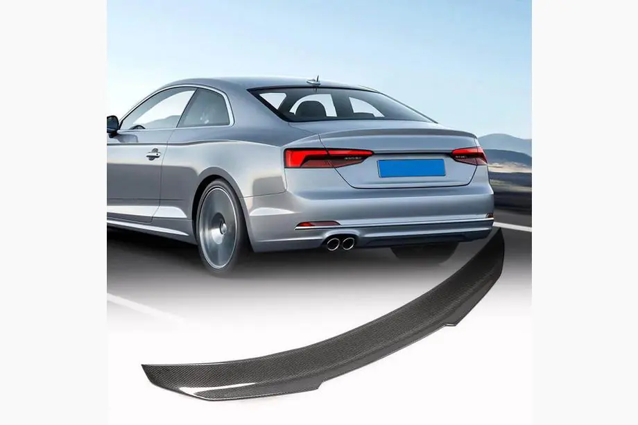 Audi A5 2016–2025 Spoiler V2 (voor coupé, carbon) Foto 1