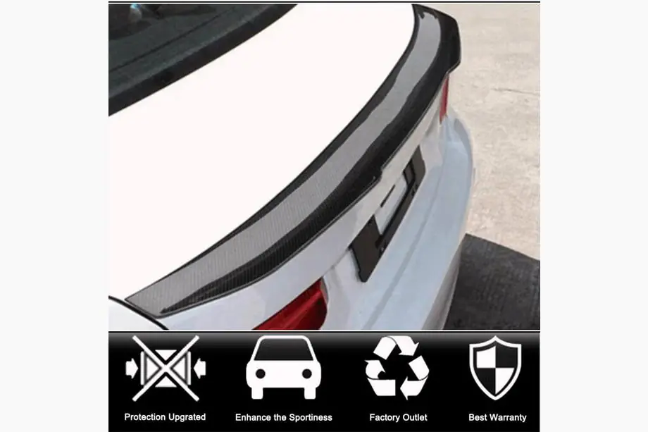 Audi A5 2016–2025 Spoiler V2 (voor coupé, carbon) Foto 2