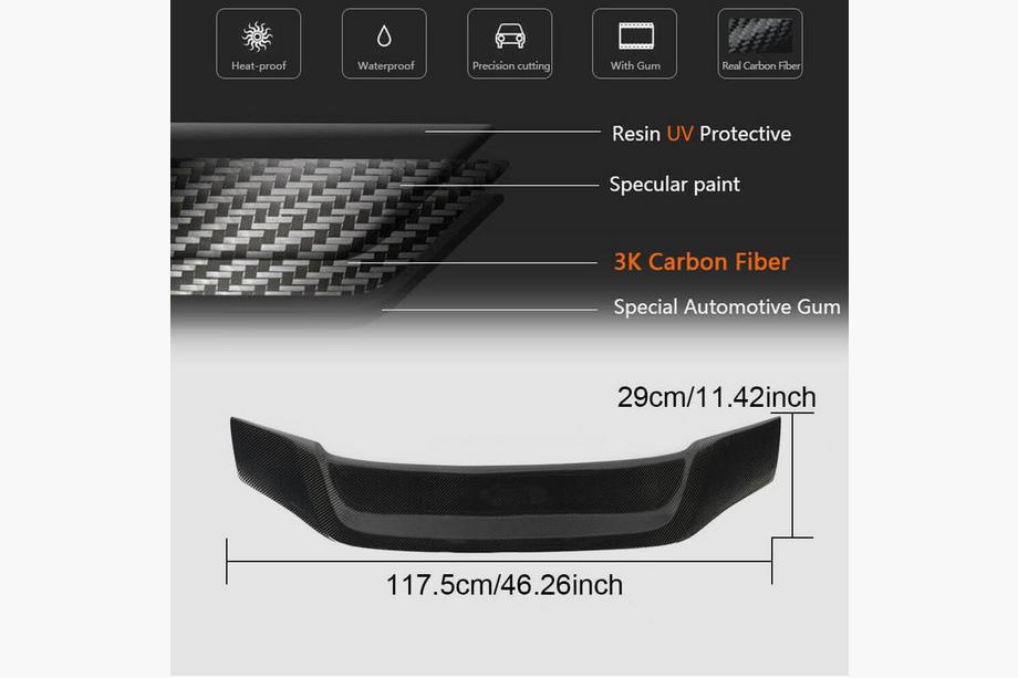 Audi A6 C6 2004–2011 Spoiler V1 (carbon) Foto 5