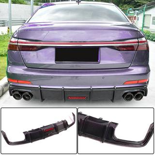 Achterbumper diffuser (voor Base Sedan 2018-2023, carbon) foto 1