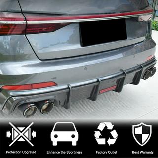 Achterbumper diffuser (voor Base Sedan 2018-2023, carbon) foto 2
