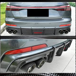 Achterbumper diffuser (voor Base Sedan 2018-2023, carbon) foto 3