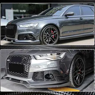 Frontsplitters voor voorbumper (voor RS6, 4 stuks, carbon) foto 4