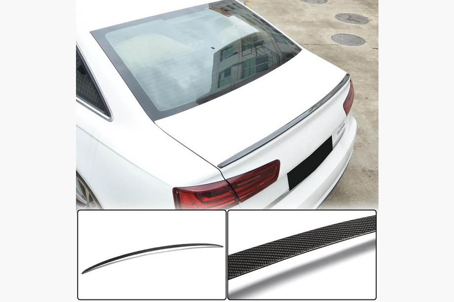 Audi A6 C7 2011–2017 Lip spoiler V3 (Carbon) Image
