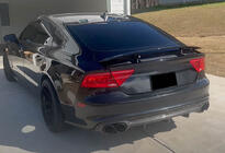 Audi A7 2010–2018 Achterbumper diffuser V2 (voor S-Line, 2010-2014, carbon) foto 3