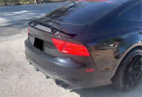 Audi A7 2010–2018 Achterbumper diffuser V2 (voor S-Line, 2010-2014, carbon) foto 5