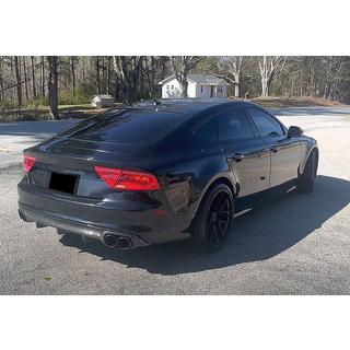 Achterbumper diffuser V2 (voor S-Line, 2010-2014, carbon) foto 2
