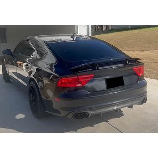 Achterbumper diffuser V2 (voor S-Line, 2010-2014, carbon) foto 3