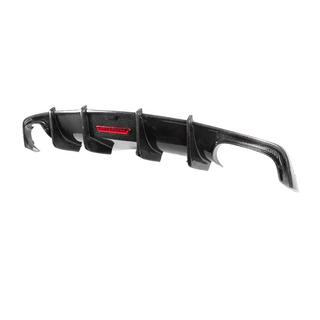 Achterbumperdiffuser (voor S-Line, 2014-2018, carbon)