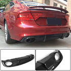 Audi A7 2010–2018 Achterbumper diffuser V3 (voor S-Line, 2010-2014, carbon) foto 1