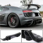 Audi R8 2015– Achterbumper diffuser V1 (2015-2020, Carbon) foto 1