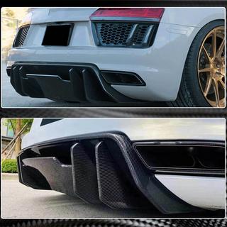 Achterbumper diffuser V1 (2015-2020, Carbon) foto 4