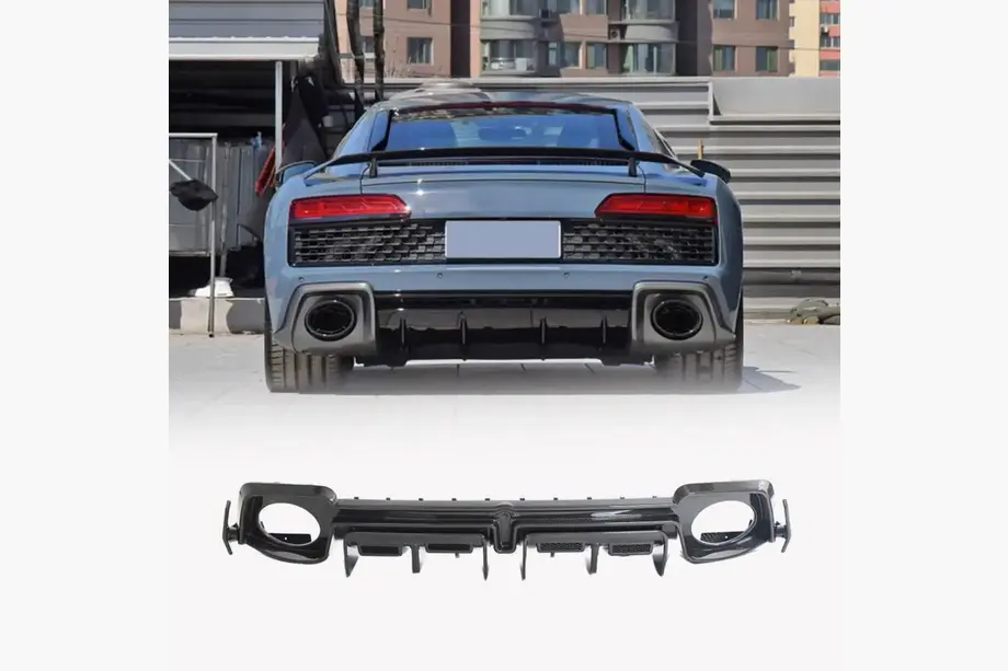 Achterbumper diffuser V1 (voor Spyder 2020+, carbon) foto 1