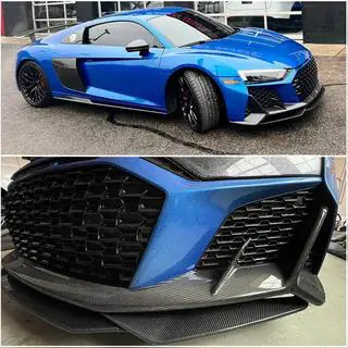 Front bumper lipspoiler Lip V1 (2023+, Carbon) foto 4
