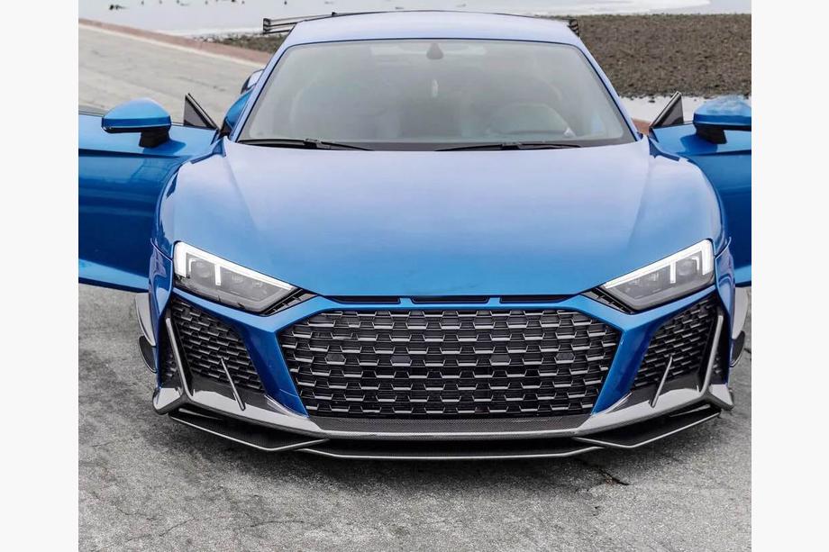 Audi R8 2015– Front bumper lipspoiler Lip V1 (2023+, Carbon) Foto 5