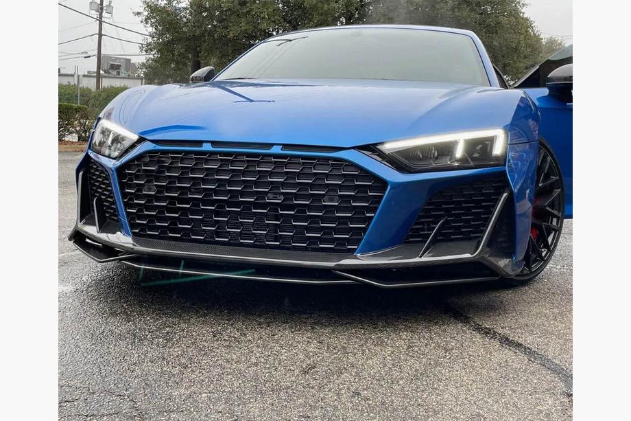 Audi R8 2015– Front bumper lipspoiler Lip V1 (2023+, Carbon) Foto 6