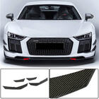 Audi R8 2015– Voorbumper lip V3 (2015-2020, Carbon) foto 1