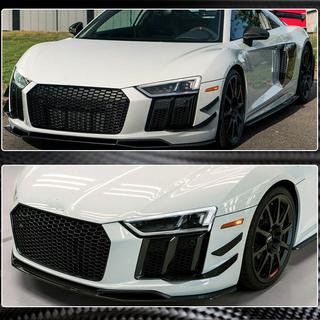 Voorbumper frontlip Lip V3 (2015-2020, Carbon) foto 4