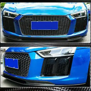 Voorbumper lip Lip V2 (2015-2020, Carbon) foto 3