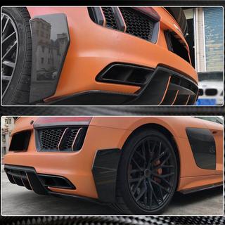 Achterbumper splitters V1 (2015-2020, Carbon) Audi R8 2015– foto 4
