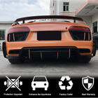 Audi R8 2015– Achterbumper splitters V2 (2015-2020, carbon) foto 3