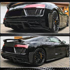 Audi R8 2015– Achterbumper splitters V2 (2015-2020, carbon) foto 5