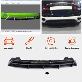 Achterbumper diffuser (carbon) foto 2