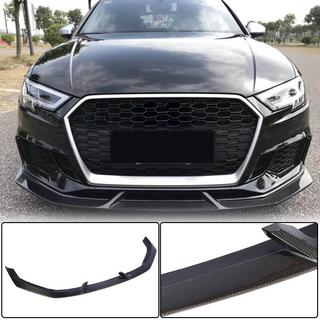 V4 voorbumper splitter (voor RS3 Sedan 2017-2020, carbon) foto 3