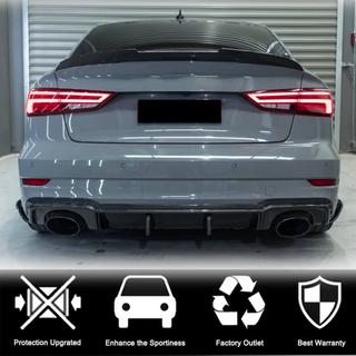 Achterbumper diffuser V1 (voor RS3 Sedan 2017-2019, carbon) Audi A3 2012–2020 foto 3