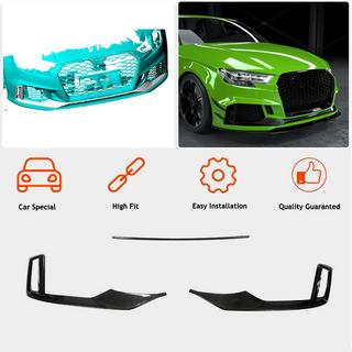 Frontbumper lipspoiler V1 (voor RS3 Sedan 2017-2020, carbon) Audi A3 2012–2020 foto 2