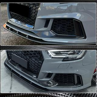 Frontbumper lipspoiler V1 (voor RS3 Sedan 2017-2020, carbon) Audi A3 2012–2020 foto 4