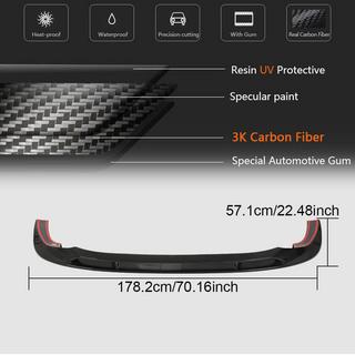 Frontbumper lipspoiler Lip (voor RS Sedan, carbon) foto 4