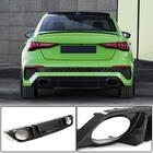 Audi A3 2020– Achterbumper diffuser (voor RS Sedan, carbon) foto 1