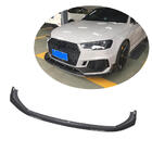 Audi A4 B9 2015–2024 Voorbumper lipspoiler Lip V1 (voor RS4 Avant 2019-2021, carbon) foto 1