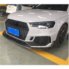 Audi A4 B9 2015–2024 Voorbumper lipspoiler Lip V1 (voor RS4 Avant 2019-2021, carbon) foto 4