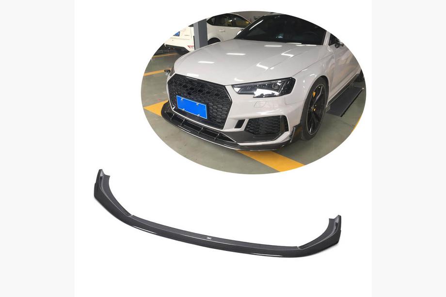 Audi A4 B9 2015–2024 Voorbumper lipspoiler Lip V1 (voor RS4 Avant 2019-2021, carbon) Image