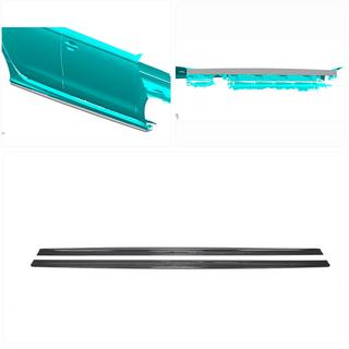 Carbon sideskirts (voor RS6 Avant 2013-2016) foto 2