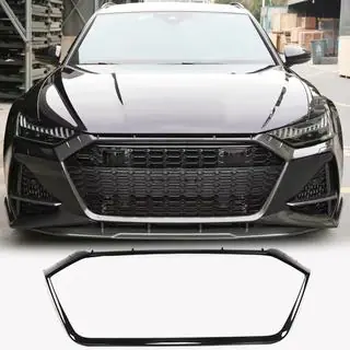 Radiateurgrill omlijsting (voor RS6, carbon) Audi A6 C8 2018–2025 foto 1