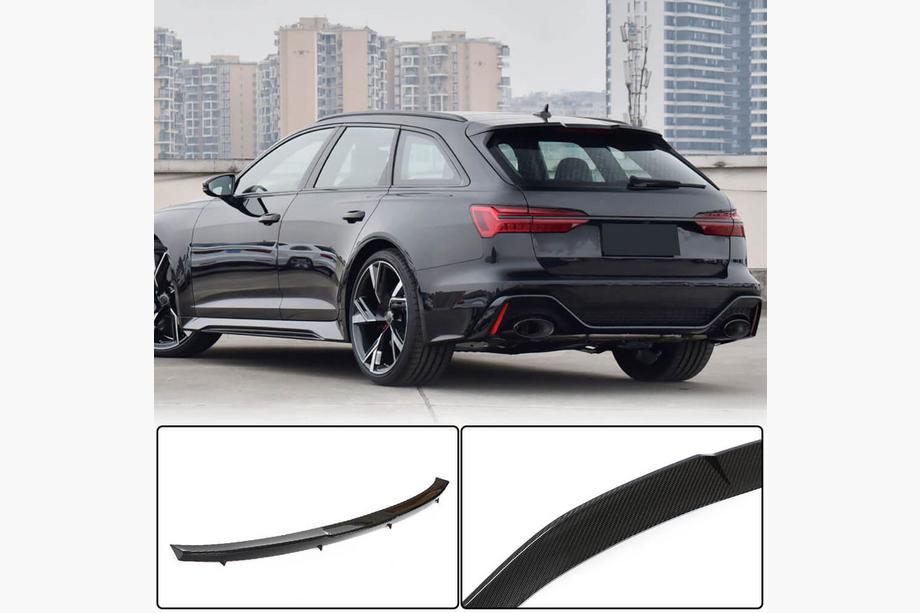 Audi A6 C8 2018–2025 V3 spoiler (voor Avant, carbon) Image