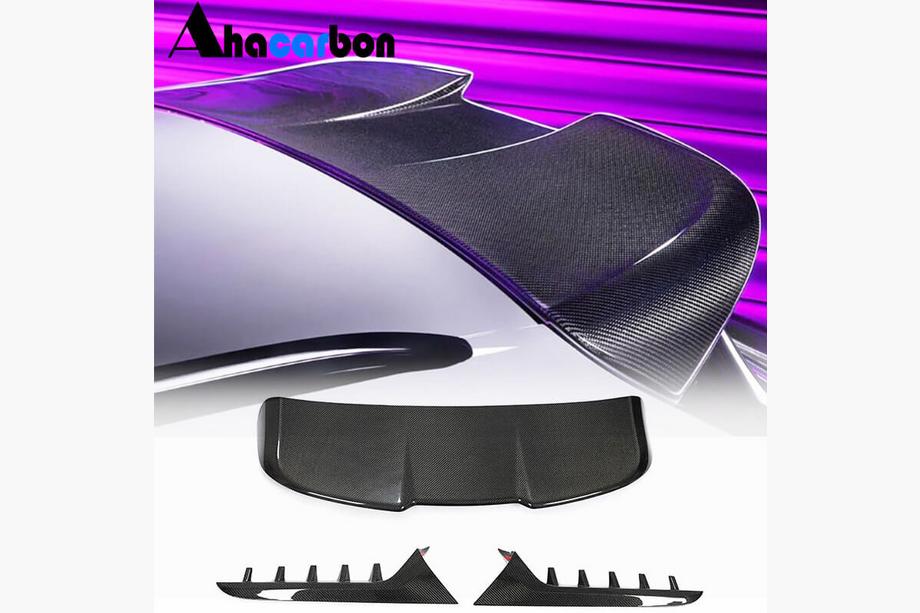 Audi A6 C8 2018–2025 Spoiler V1 (voor Avant, 3-delig, carbon) Image