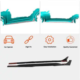 Sideskirts (voor RS6, carbon) foto 2