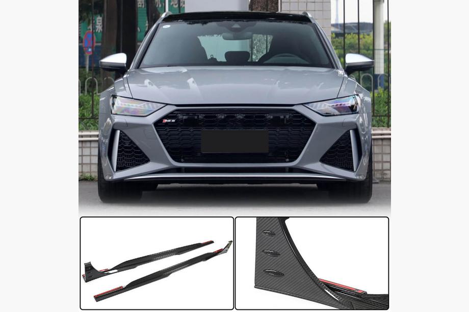 Audi A6 C8 2018–2025 Sideskirts (voor RS6, carbon) Image