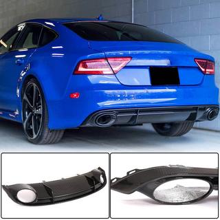 Achterbumper diffuser (carbon) Audi A7 2010–2018 foto 1