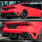 Audi A7 2018– Achterbumper diffuser (voor RS7 2018-2022, dry carbon) foto 2