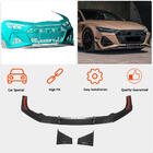 Audi A7 2018– Voorbumper lip spoiler Lip V1 (voor RS7 2018-2022, dry carbon) foto 2