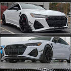 Audi A7 2018– Voorbumper lip spoiler Lip V1 (voor RS7 2018-2022, dry carbon) foto 5