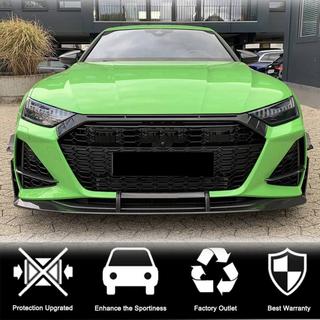 Voorbumper lip spoiler Lip V1 (voor RS7 2018-2022, dry carbon) foto 3